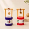 Handmade Wooden Water Well Village Toy From Channapatna