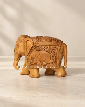 hand-carved-wooden-elephant-figurine