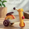 Wooden Scooter Toy – Handcrafted Indian Toy