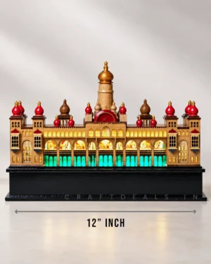 Mysore Palace Wooden Model With LED Lights For Home Decor